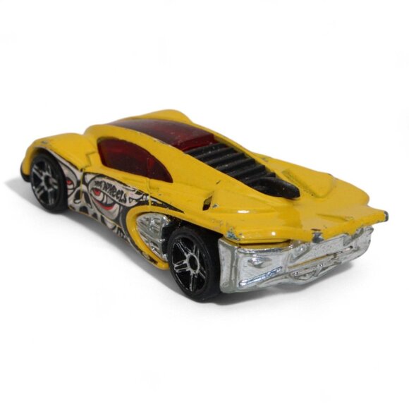 2004 Hot Wheels Ultra Rare Yellow Side Draft Cyborg Assault Exclusive Die-Cast T - Picture 3 of 8